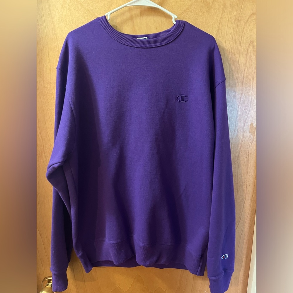 Purple Champion Crewneck